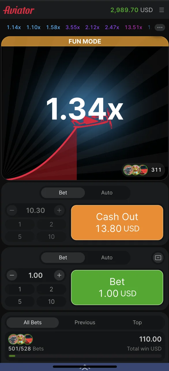 aviator game 1xbet download